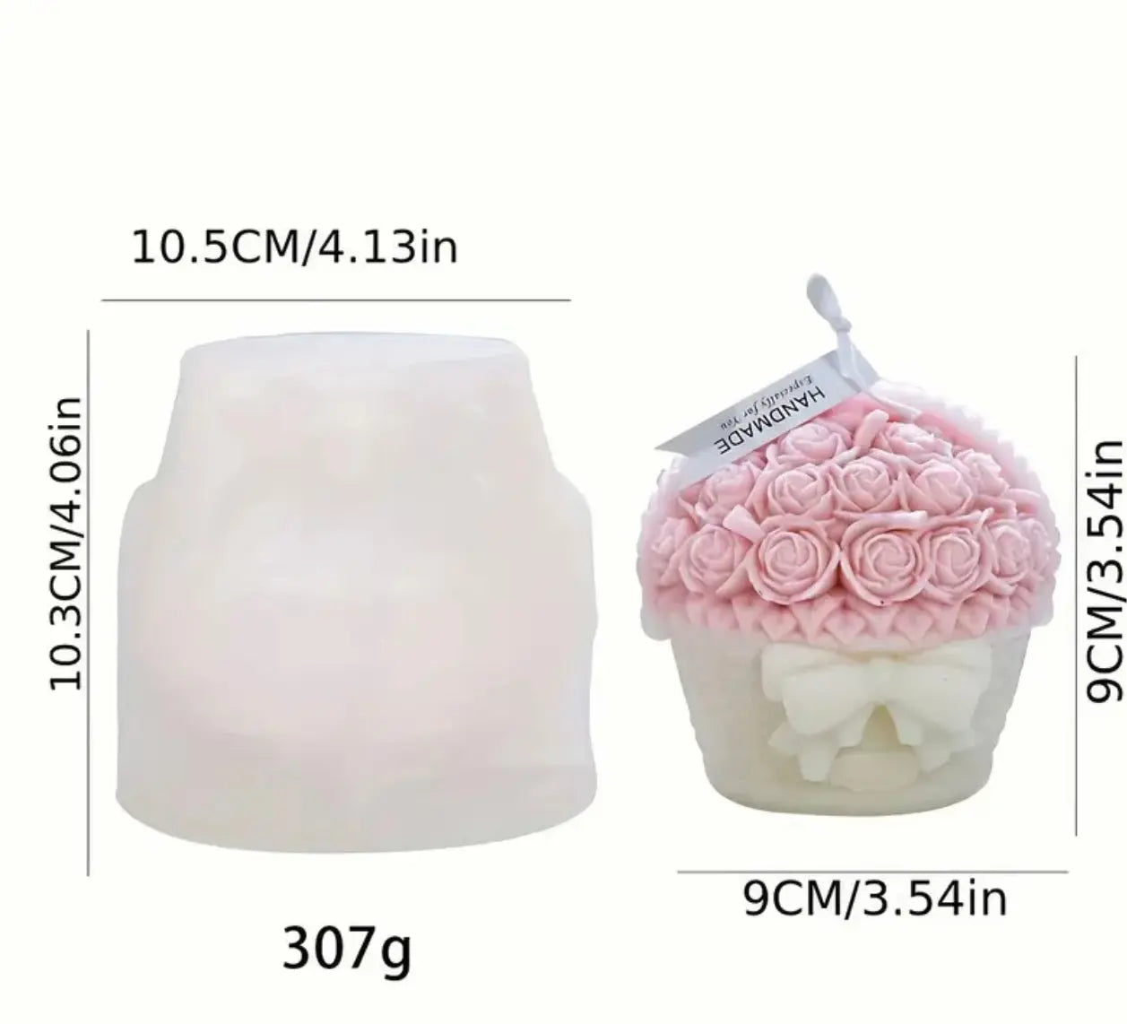 Flower Bucket Candle Decoration OneStopCandles