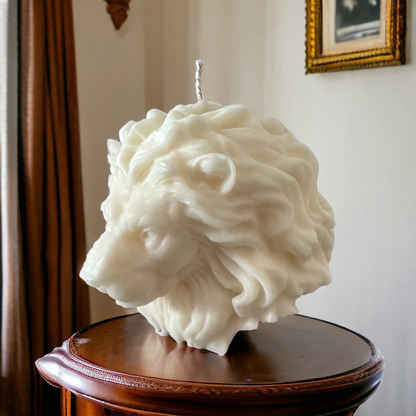 Lion Head Candle