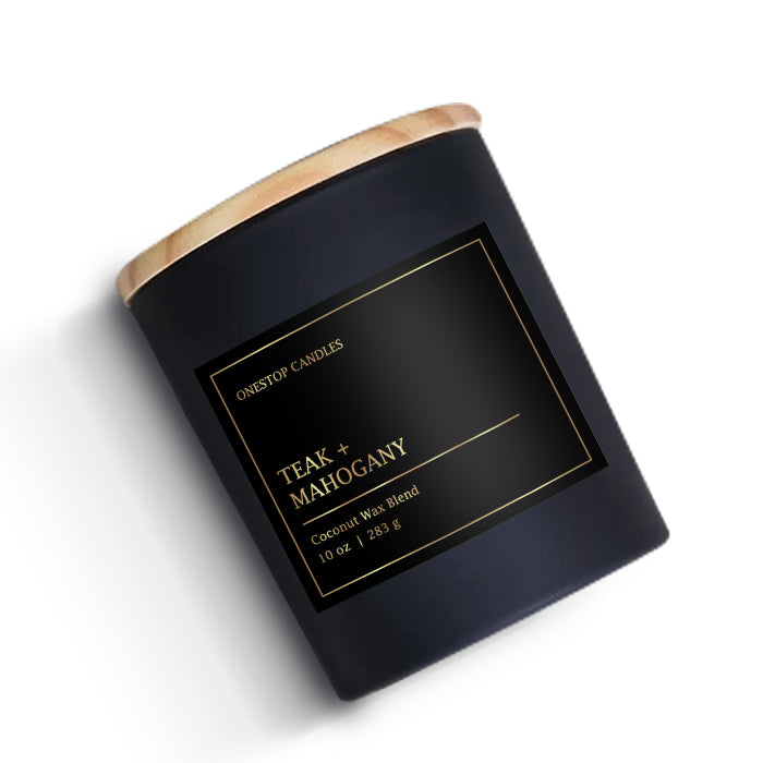 Teakwood Mahogany Candle 10 oz