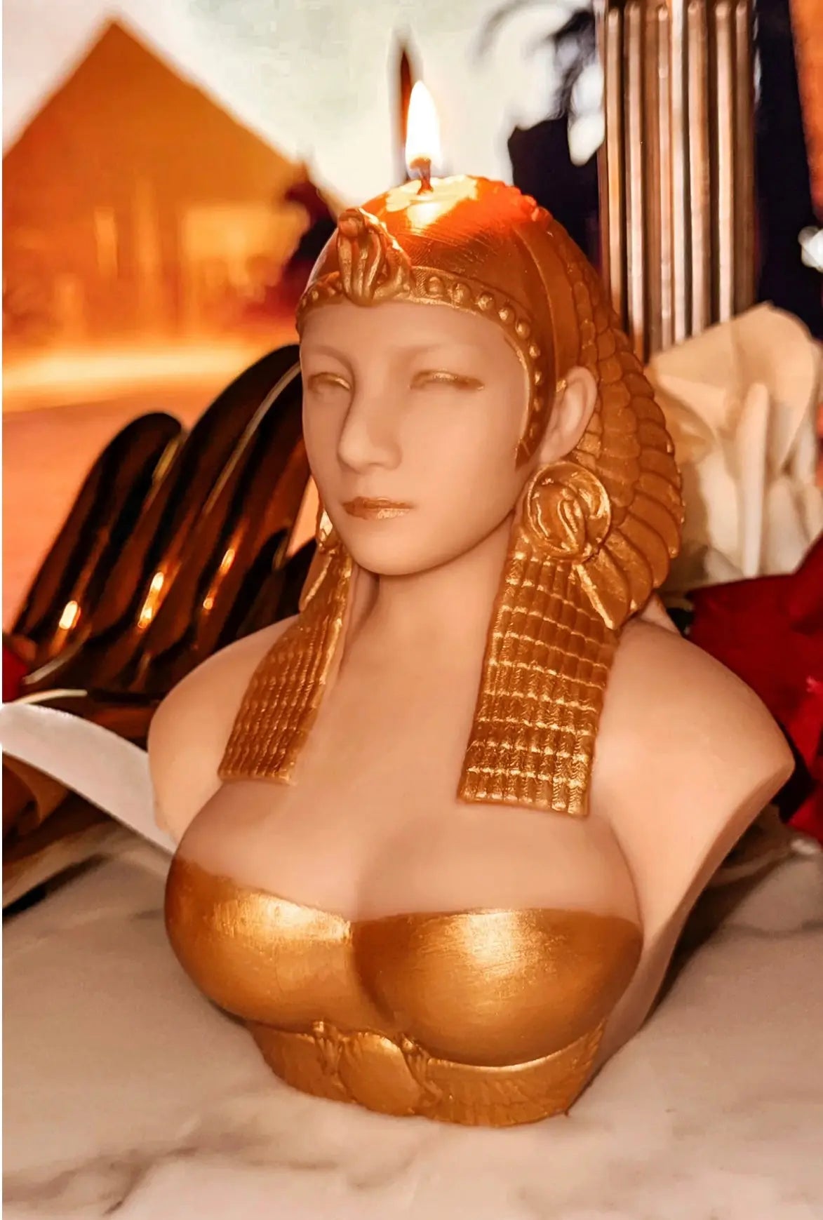 Cleopatra Decorative Candle OneStopCandles