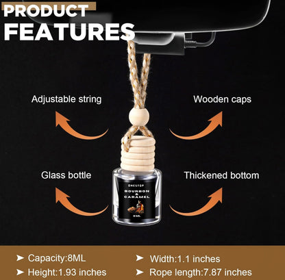 Bourbon and Caramel Car Air Freshener Diffuser