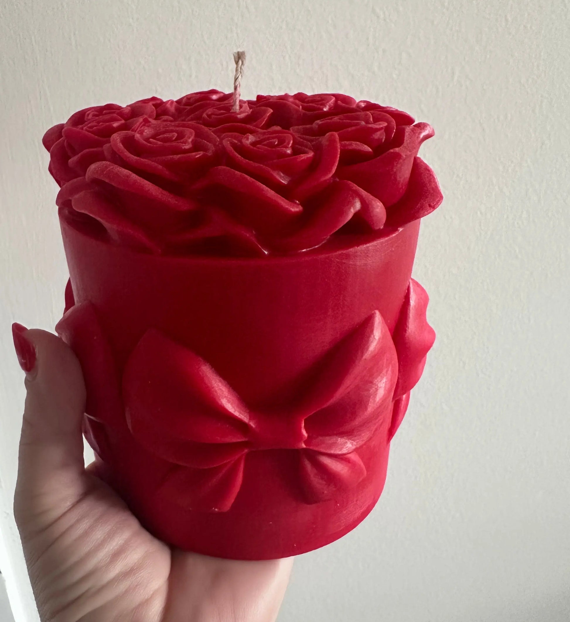 Bowknot Rose Candle OneStopCandles